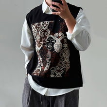 Load image into Gallery viewer, Loose-fitting Patchwork Vest
