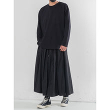 Load image into Gallery viewer, Black Casual Pleated Wide Leg Pants
