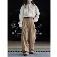 Load image into Gallery viewer, High-rise Wide-leg Loose-fitting Trousers
