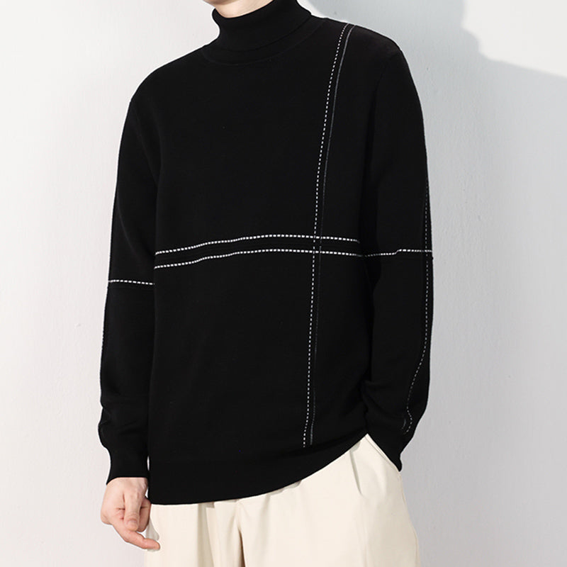 Autumn and Winter Convertible Turtleneck Sweater