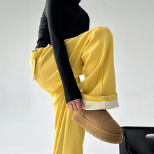 Load image into Gallery viewer, High Waist Wide Leg Thickened Straight Pants
