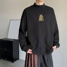 Load image into Gallery viewer, Ancient Chimes Embroidered High Collar Sweatshirt
