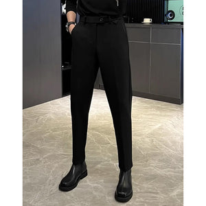 Non-iron Slim Straight Trousers