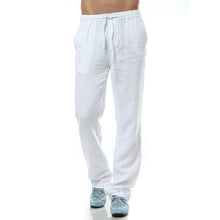 Load image into Gallery viewer, Linen Loose Thin Elastic Waist Pants
