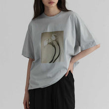 Load image into Gallery viewer, Cotton Crewneck Print T-Shirt
