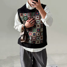 Load image into Gallery viewer, Loose Patchwork Pullover Vest
