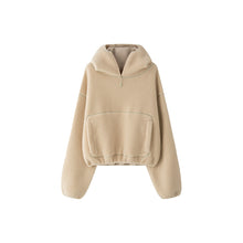 Load image into Gallery viewer, Hooded Warm Lamb Wool Sweatshirt
