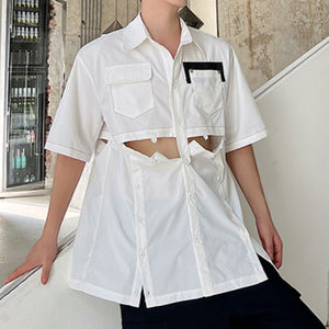 Button-up Short-sleeved Shirt