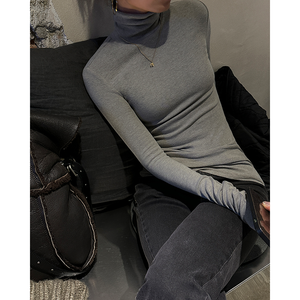 High Collar Thin Knitted Bottoming Shirt