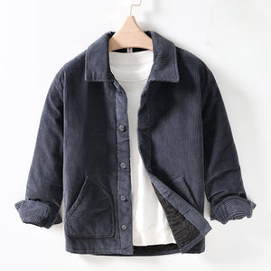 Corduroy Warm Lapel Cotton Jacket