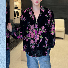 Load image into Gallery viewer, Contrast Pattern Loose Shirt
