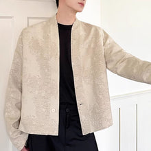 Load image into Gallery viewer, Jacquard V-neck Cropped Jacket
