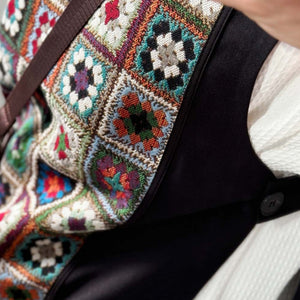 Loose Patchwork Pullover Vest