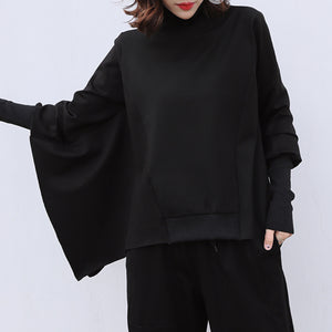 Bat Shirt Irregular Loose Sweat