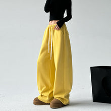 Load image into Gallery viewer, High Waist Wide Leg Thickened Straight Pants
