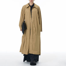 Load image into Gallery viewer, Oversized Loose Long Trench Coat
