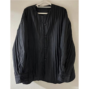 Loose Padded Casual Shirt Jacket