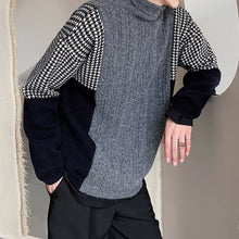 Load image into Gallery viewer, Autumn and Winter Color Block Turtleneck Sweater
