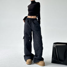 Load image into Gallery viewer, Multi-pocket Workwear Cotton Thickened Wide-leg Pants
