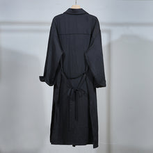 Load image into Gallery viewer, Japanese Deconstructed Long Belt Shirt Windbreaker
