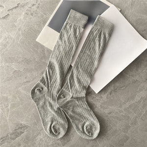 Calf Pile Socks Thin Cotton Socks