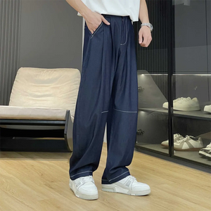 Casual Straight Denim Harem Pants