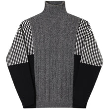 Load image into Gallery viewer, Autumn and Winter Color Block Turtleneck Sweater
