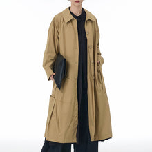 Load image into Gallery viewer, Oversized Loose Long Trench Coat
