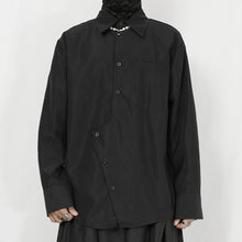 Load image into Gallery viewer, Asymmetric Placket Loose Shirt
