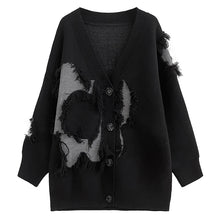 Load image into Gallery viewer, Autumn and Winter Loose Fringed V-neck Sweater
