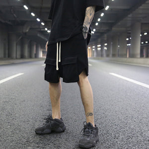 3D Pocket Layered Hip-hop Cotton Shorts