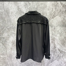 Load image into Gallery viewer, Loose Patchwork Square Collar Casual Jacket
