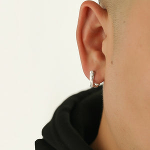 Glossy Broken Texture Irregular Earrings