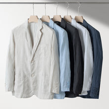 Load image into Gallery viewer, Linen Loose Casual Suit Jacket
