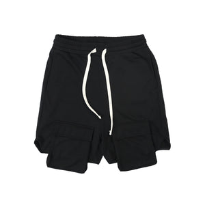 3D Pocket Layered Hip-hop Cotton Shorts