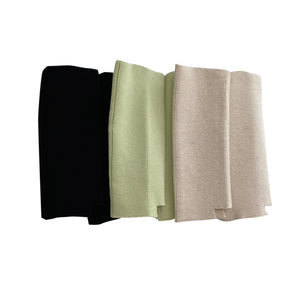 Layered Solid Color Warm Long Socks