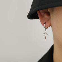 Load image into Gallery viewer, 925 Silver Star Pendant Earrings
