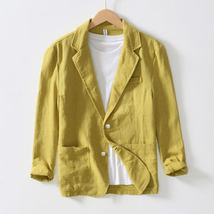 Loose Solid Color Suit Collar Jacket