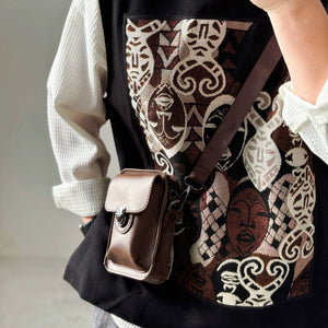 Loose-fitting Patchwork Vest