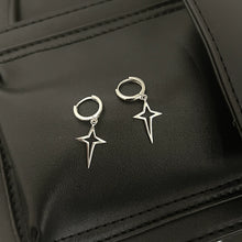 Load image into Gallery viewer, 925 Silver Star Pendant Earrings
