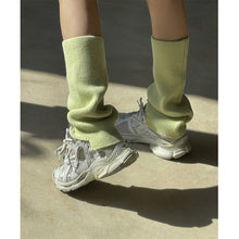 Load image into Gallery viewer, Layered Solid Color Warm Long Socks
