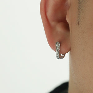 Glossy Broken Texture Irregular Earrings