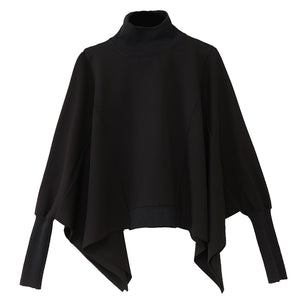 Bat Shirt Irregular Loose Sweat