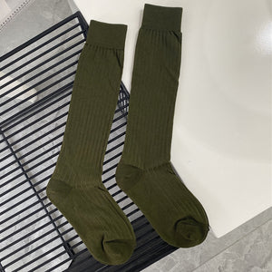 Calf Pile Socks Thin Cotton Socks