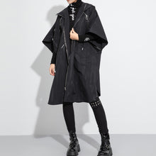 Load image into Gallery viewer, Hooded Loose Cape Jacket
