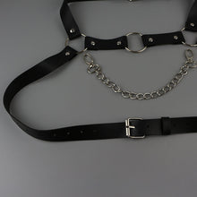 Load image into Gallery viewer, Alloy Buckle Body Chain Belt
