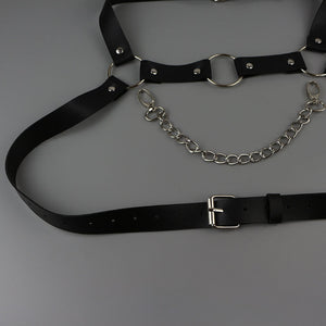 Alloy Buckle Body Chain Belt