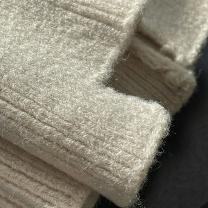 Layered Solid Color Warm Long Socks