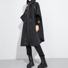 Load image into Gallery viewer, Hooded Loose Cape Jacket
