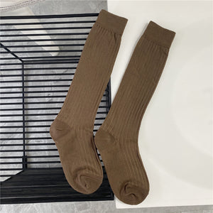 Calf Pile Socks Thin Cotton Socks